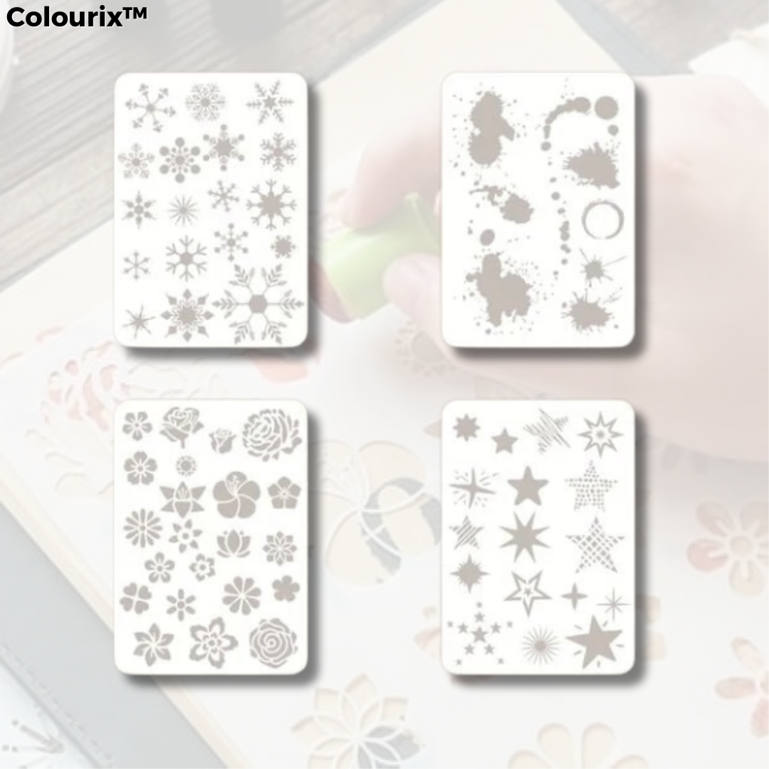 DIY Schwamm-Finger-Mal-Set | 20 Farben | Kinderfreundlich & Wiederverwendbar