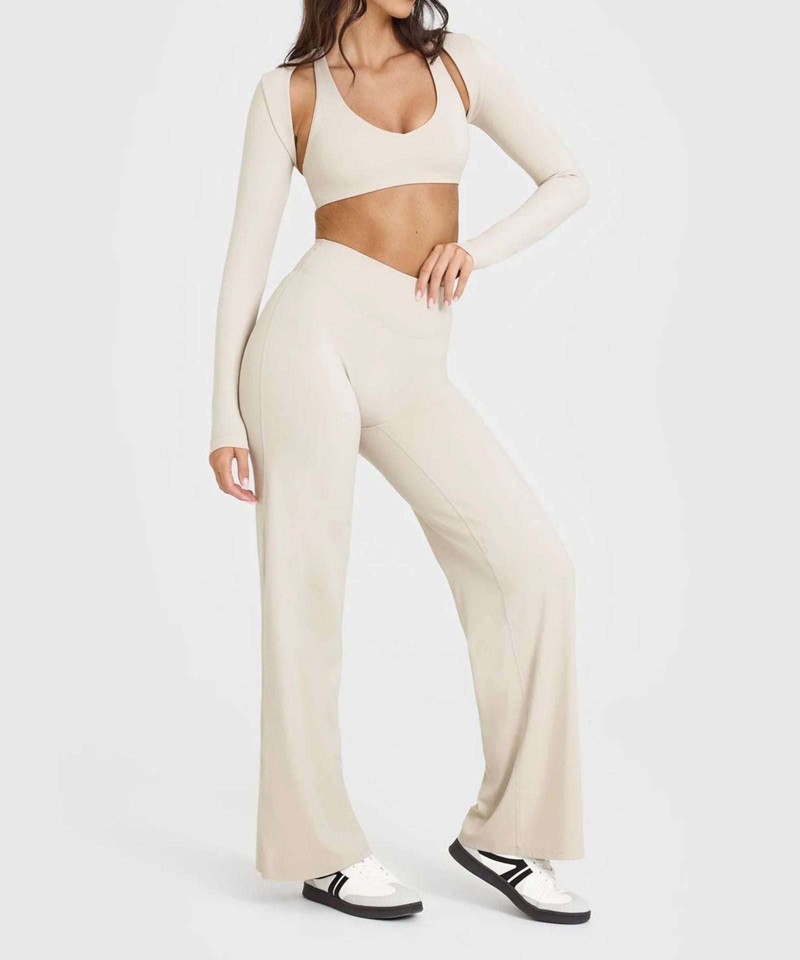 Damen Leggings Hoch tailliert | Figurformend mit Bauchkontrolle | Butterweiches 4-Wege-Stretch Material