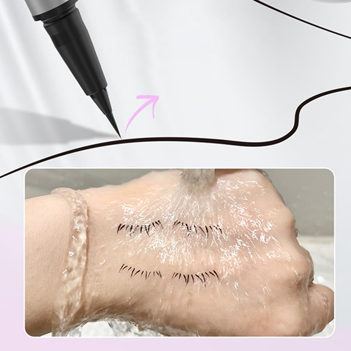 Make-up Stempel-Set | Präzises Augen-Make-up in Sekunden | Symmetrische Wimpernlinie | Natürliches Finish