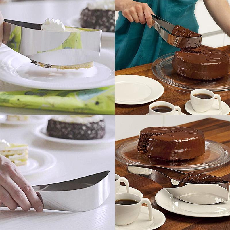 Kuchenschneider BakeCut | Edelstahl & Sicher Ohne Klinge | Gleichmäßige Stücke & Spülmaschinenfest