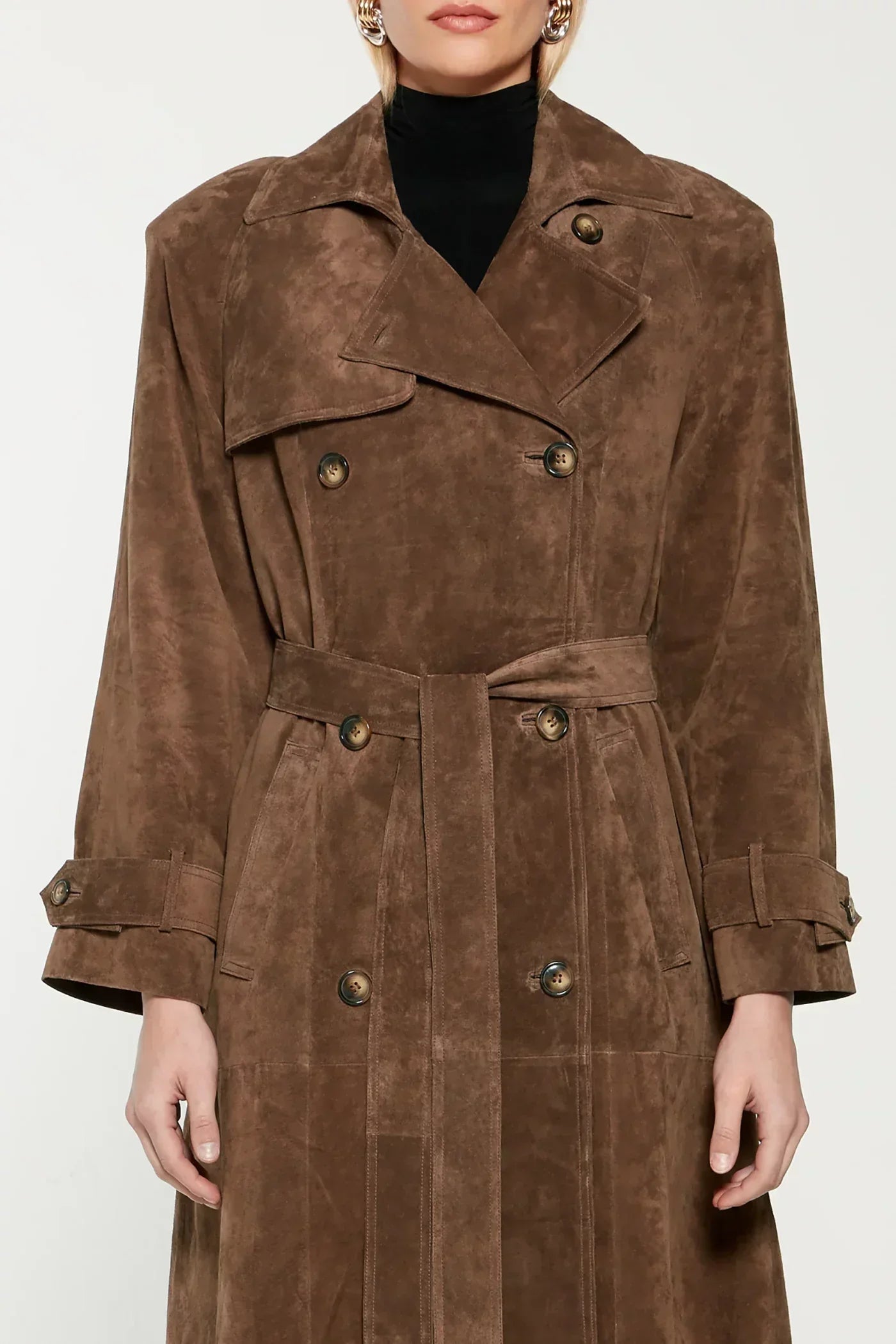 Vienna™ - Wildleder-Trenchcoat