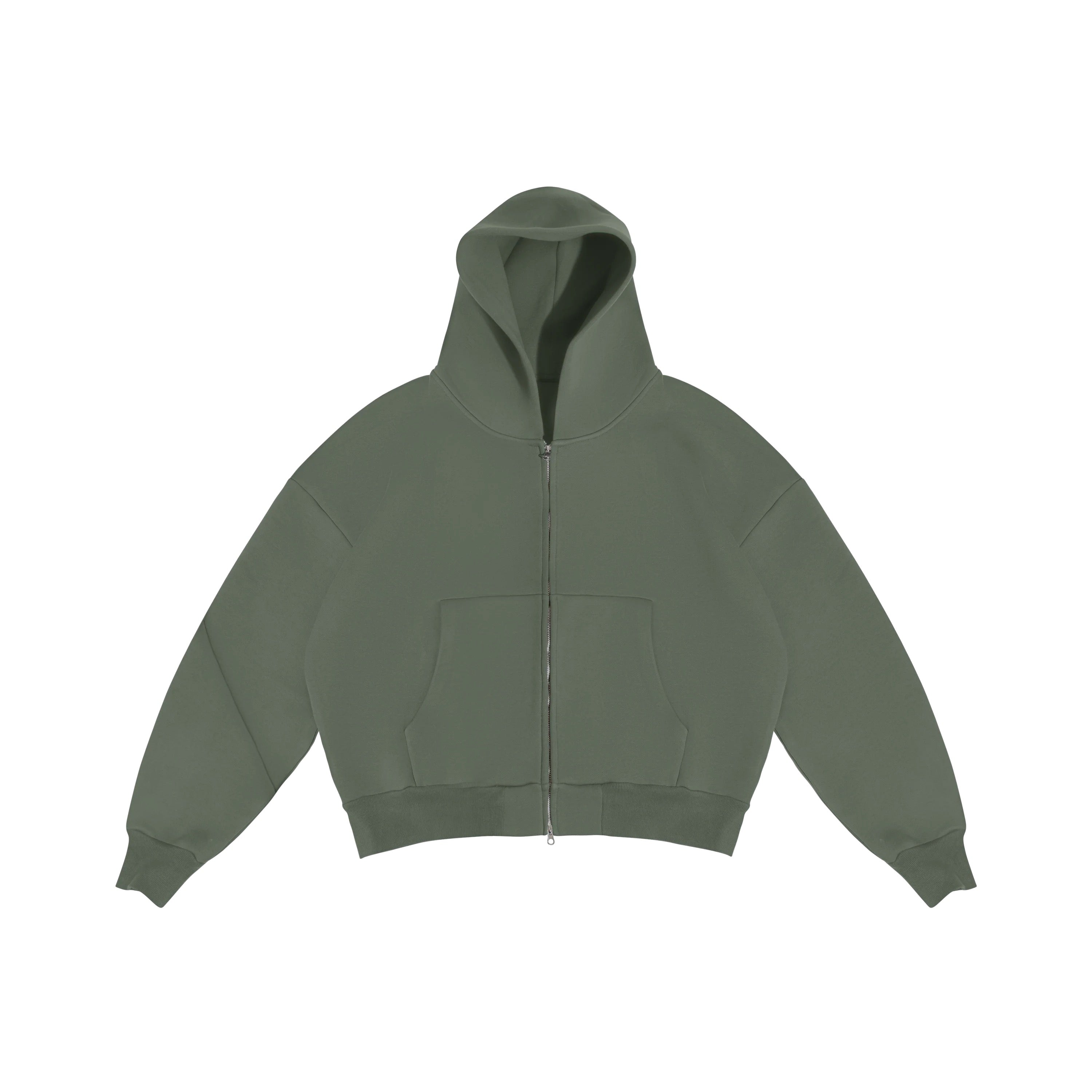 Herren Zip-Up Trainingsanzug | Leicht Oversized | Kurzes Design