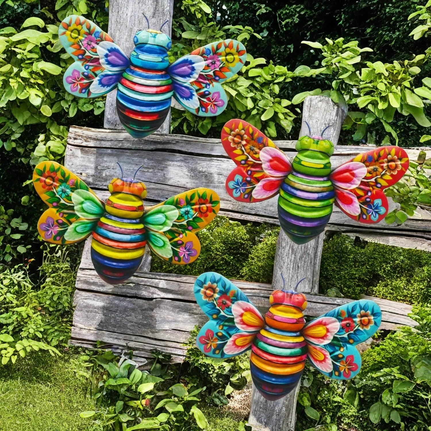 Realistische Bienen-Wanddekoration