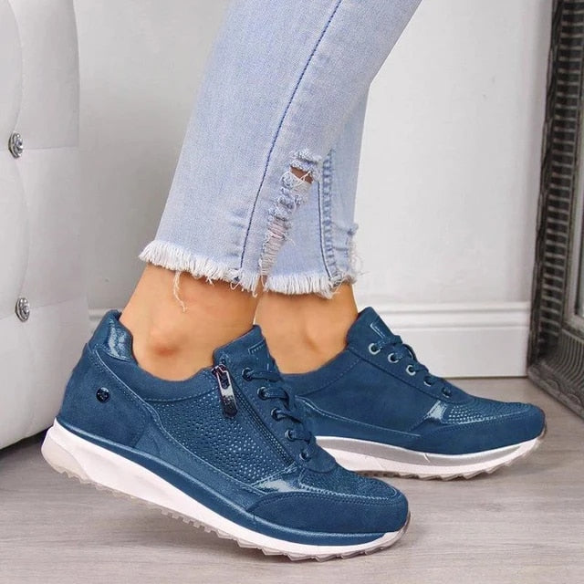 Mariam – Orthopädische Sneaker mit Reißverschluss