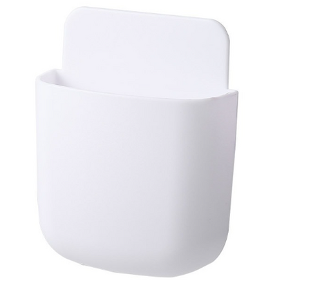 Selbstklebende Wandhalterung WallPouch | Schlüssel- & Handyhalter ohne Bohren | Bad- & Küchen-Organizer