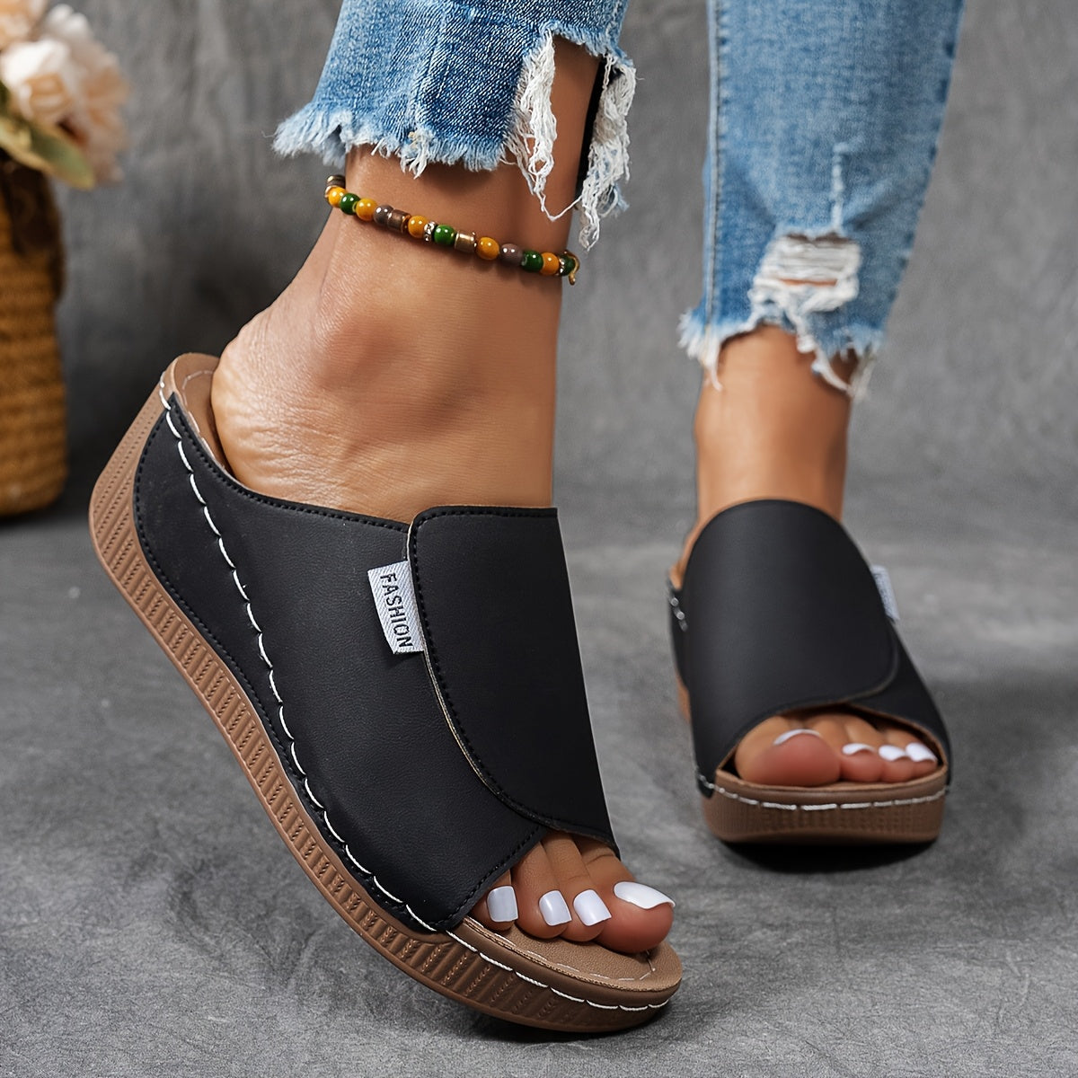 Damen Sandalen | Orthopädisches Komfort-Fußbett | Atmungsaktiv & Rutschfest