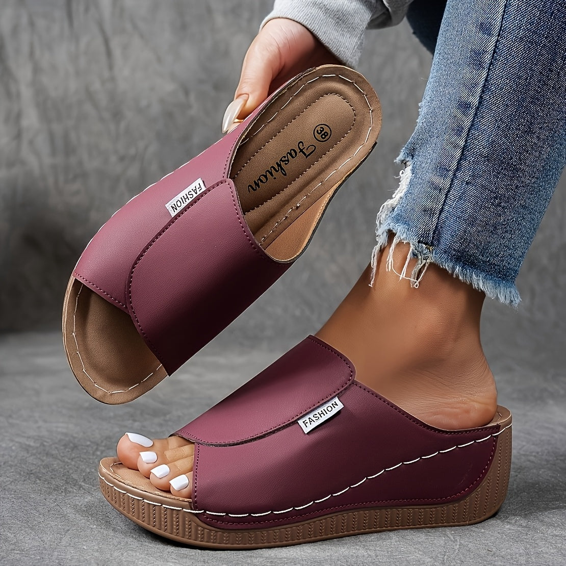 Damen Sandalen | Orthopädisches Komfort-Fußbett | Atmungsaktiv & Rutschfest