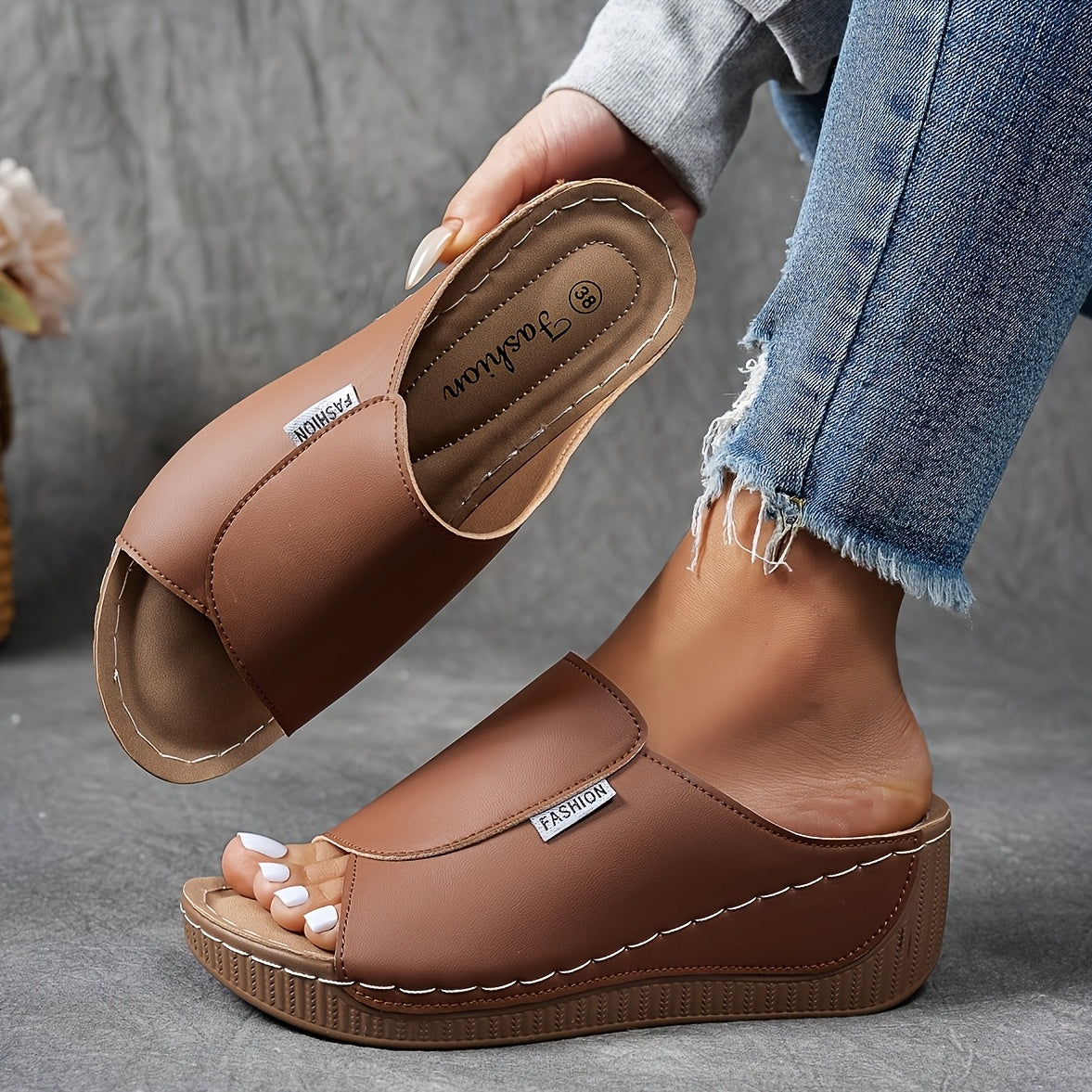 Damen Sandalen | Orthopädisches Komfort-Fußbett | Atmungsaktiv & Rutschfest