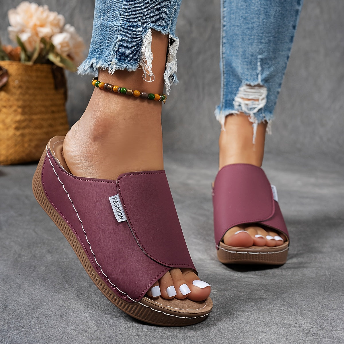 Damen Sandalen | Orthopädisches Komfort-Fußbett | Atmungsaktiv & Rutschfest