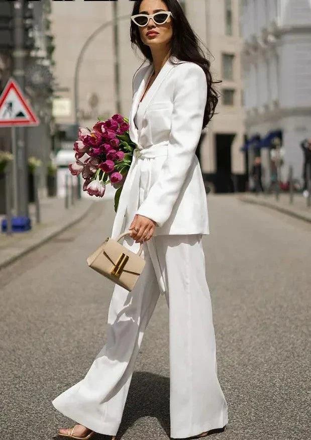 LINA – Elegantes Business‑Blazer‑und‑Hosen‑Set