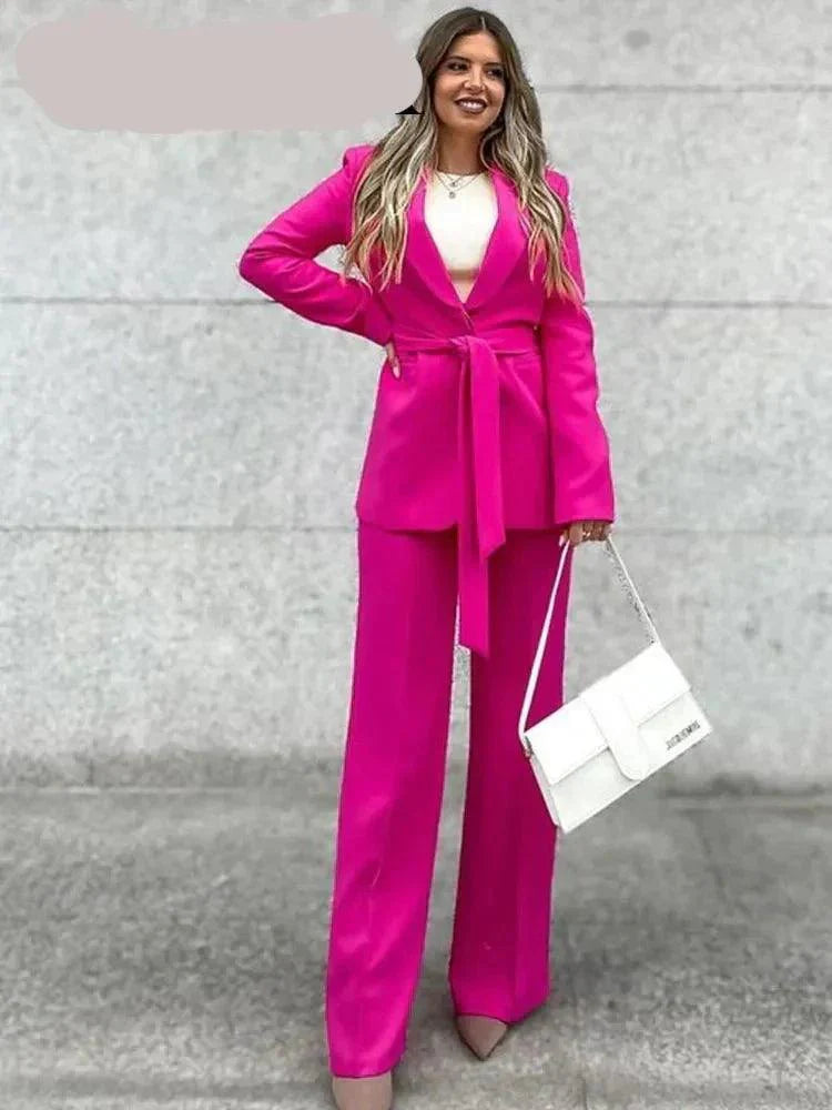 LINA – Elegantes Business‑Blazer‑und‑Hosen‑Set