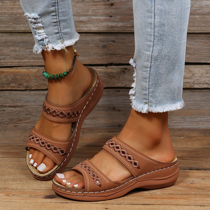 Heidi | Gepolsterte orthopädische Sandalen