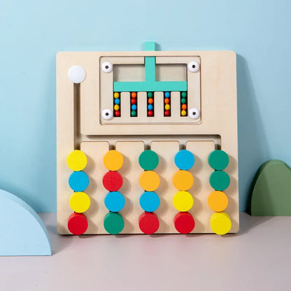Holzpuzzle Spiel | Lernpuzzle für Kinder | Motorik & Kognitive Förderung | Umweltfreundlich