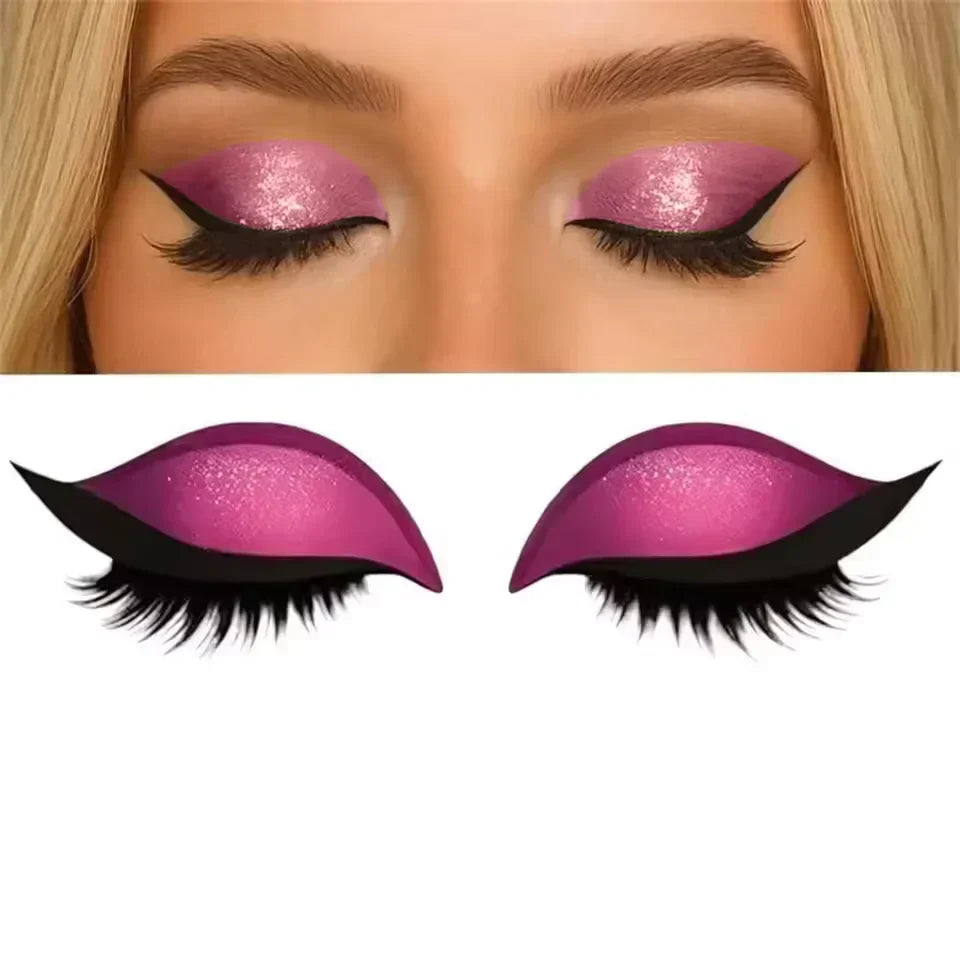 Augen-Make-up Sticker | Sofortiger Glam-Look in Sekunden | Wiederverwendbar, wasserfest & anpassbar an jede Augenform