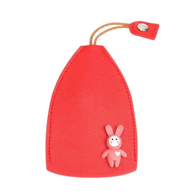 Niedliche Lederschlüsseltasche