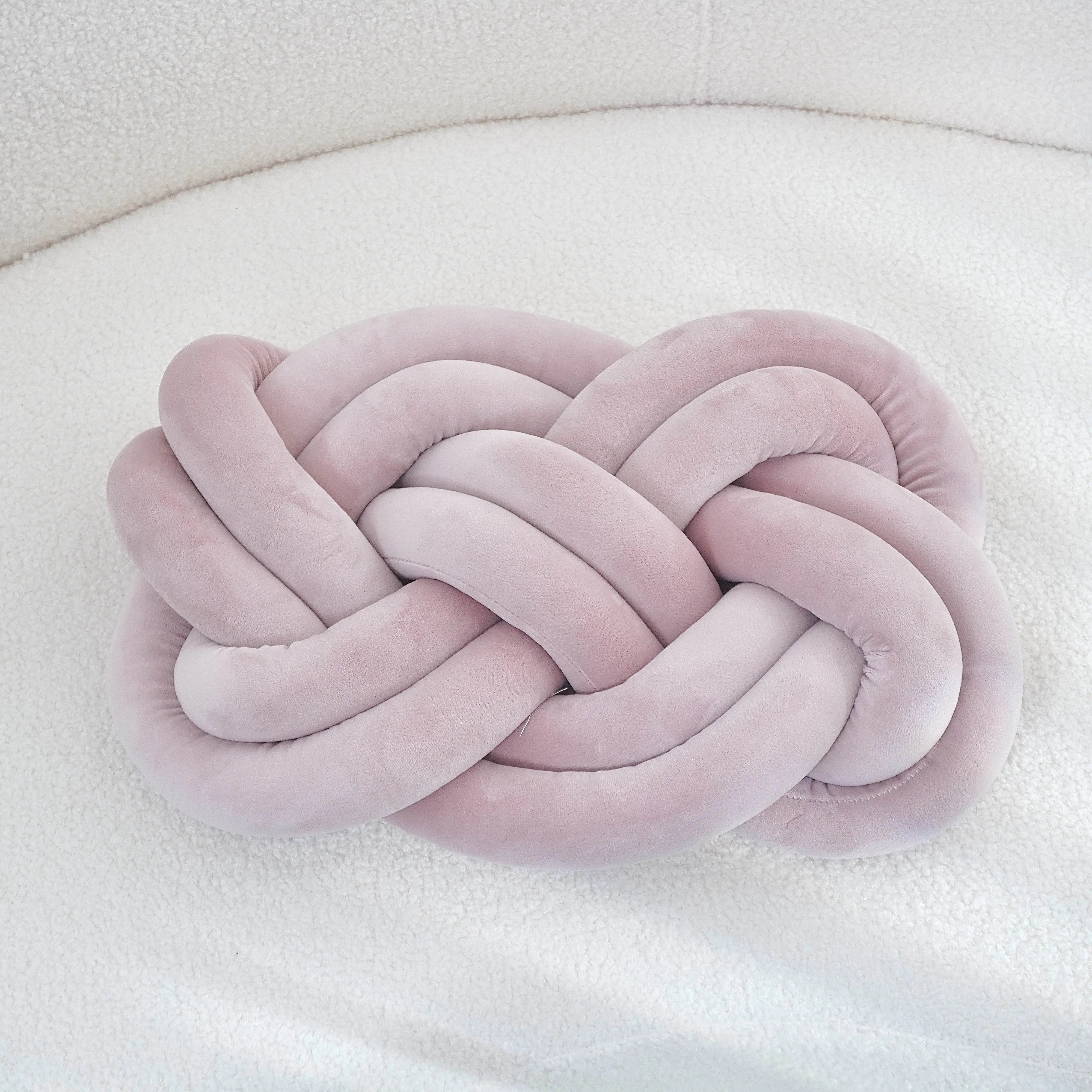 Dekokissen mit Knotenmuster | Geometrisches Design | Waschbar & Weich