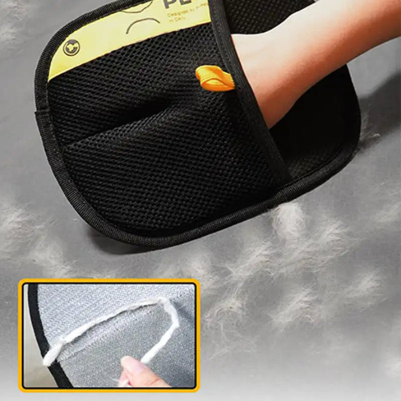 Tierhaar-Reinigungshandschuh | Wiederverwendbar & Chemiefrei | Mühelose Haarentfernung