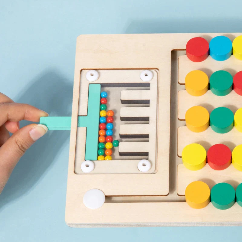 Holzpuzzle Spiel | Lernpuzzle für Kinder | Motorik & Kognitive Förderung | Umweltfreundlich