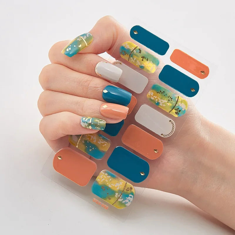 Weihnachtliche Nagelsticker | Festliche Designs | Einfach aufzutragen