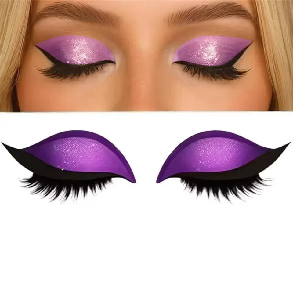Augen-Make-up Sticker | Sofortiger Glam-Look in Sekunden | Wiederverwendbar, wasserfest & anpassbar an jede Augenform