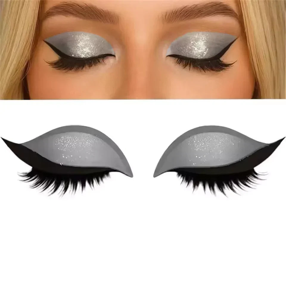 Augen-Make-up Sticker | Sofortiger Glam-Look in Sekunden | Wiederverwendbar, wasserfest & anpassbar an jede Augenform
