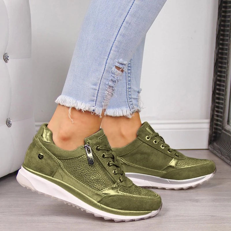 Mariam – Orthopädische Sneaker mit Reißverschluss