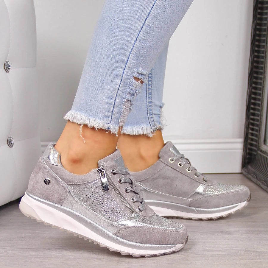 Mariam – Orthopädische Sneaker mit Reißverschluss