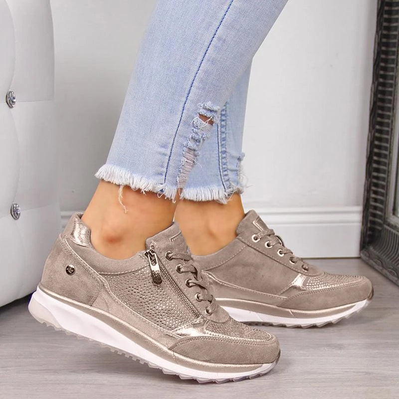 Mariam – Orthopädische Sneaker mit Reißverschluss