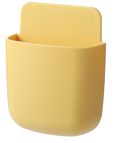 Selbstklebende Wandhalterung WallPouch | Schlüssel- & Handyhalter ohne Bohren | Bad- & Küchen-Organizer