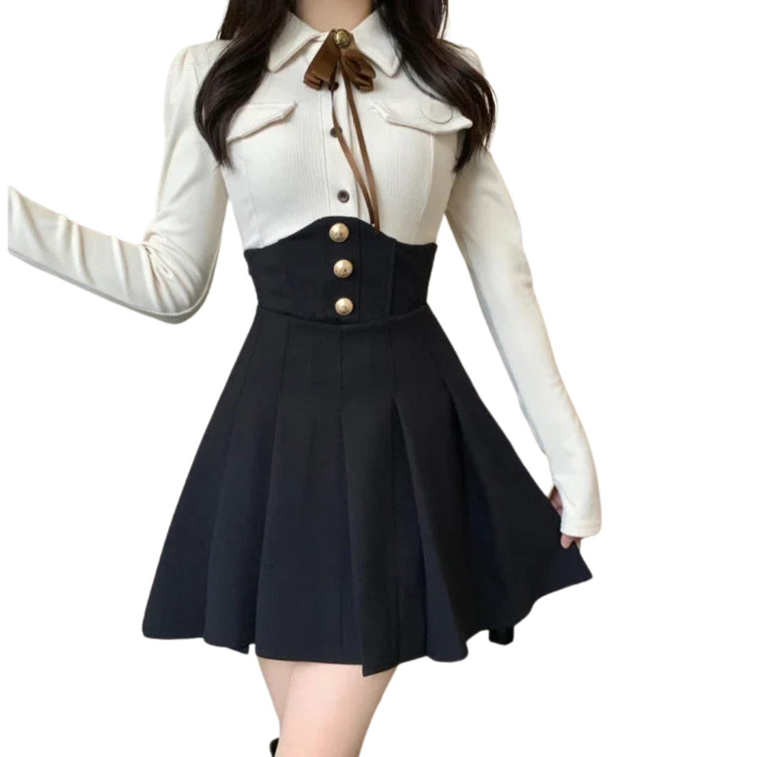 Damen Kleid | Figurbetontes Freizeitkleid | Formgebender Schnitt | Weiches Stretchgewebe