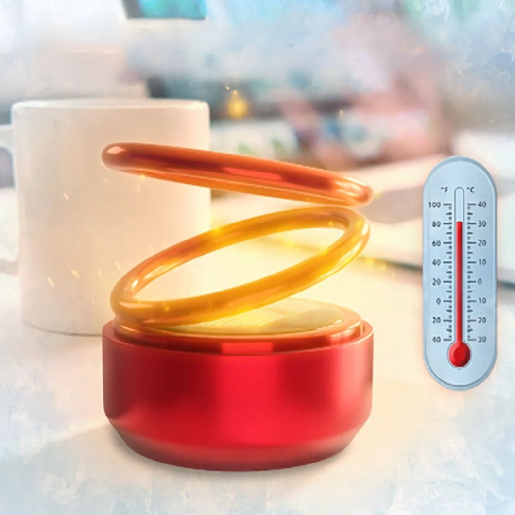 Solar Autoheizung | Kinetisches Molekular-Heizgerät | Auftauen & Enteisen | Tragbare Heizung für Auto & Zuhause