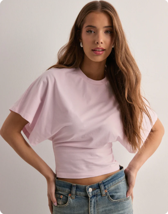 Damen Oversized T-Shirt | Weite Ärmel | Weicher, Atmungsaktiver Stoff