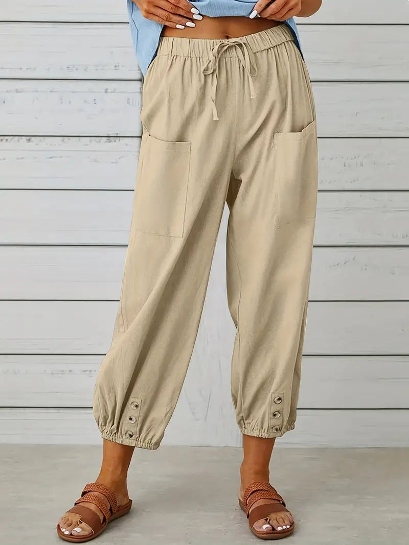 Kurze Sommerhose Für Damen | Kordelzug