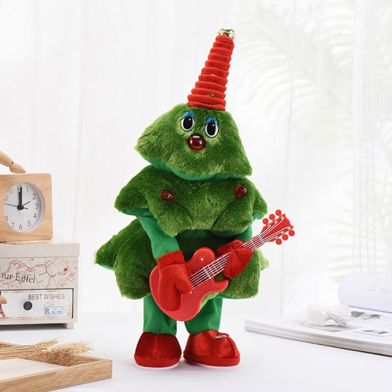 Weihnachts Deko Figur | Singend & Tanzend | Plüsch Geschenk für Kinder & Erwachsene
