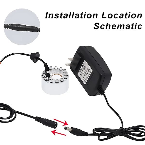 Ultraschall Nebelmaschine | LED-Fog Maker mit Intelligenter Sensor | Deko & Luftbefeuchter für Halloween & Zuhause