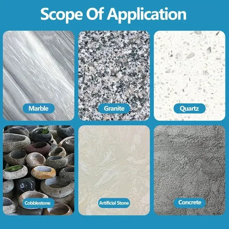 Diamantschleifscheiben-Set | Für Marmor, Quarz & Granit | Saubere innere Abrundungen & Kanten