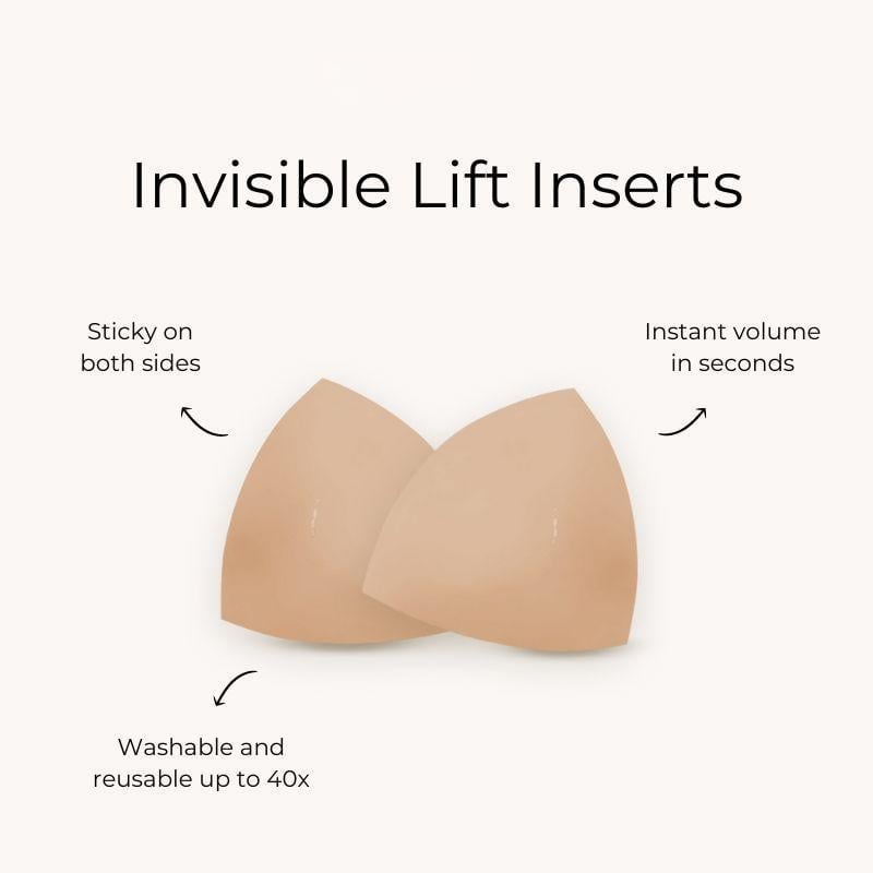 Damen Push-Up BH Pads | Unsichtbare Lift Einlagen | Selbstklebend & Wiederverwendbar
