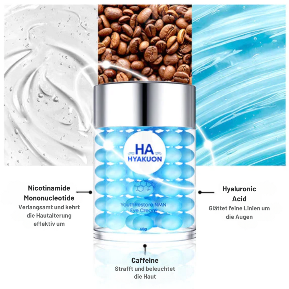 Augenverjüngungs-Creme | Anti-Aging Augencreme | Gegen Schwellungen & Dunkle Augenringe | 60 g