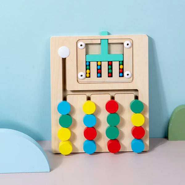 Holzpuzzle Spiel | Lernpuzzle für Kinder | Motorik & Kognitive Förderung | Umweltfreundlich