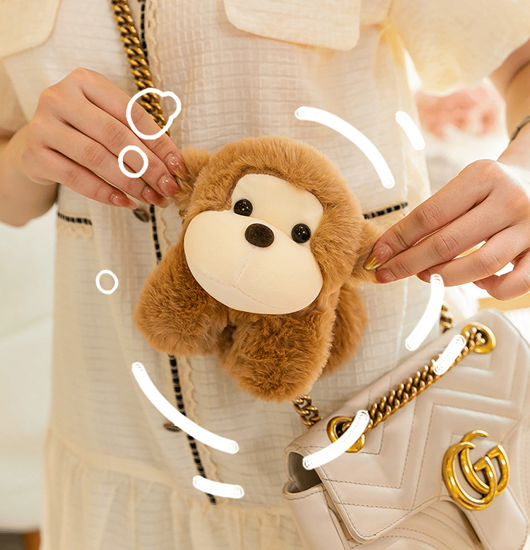 Cartoon Schnapp-Armband Puppe | Plüsch Armbandspielzeug für Kinder | Weich & Bequem