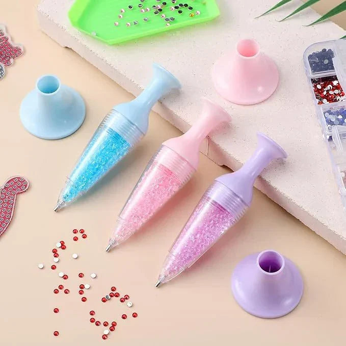 Ergonomischer Bastelstift | Präzisions Werkzeug für Diamond Painting, Nagelkunst & DIY