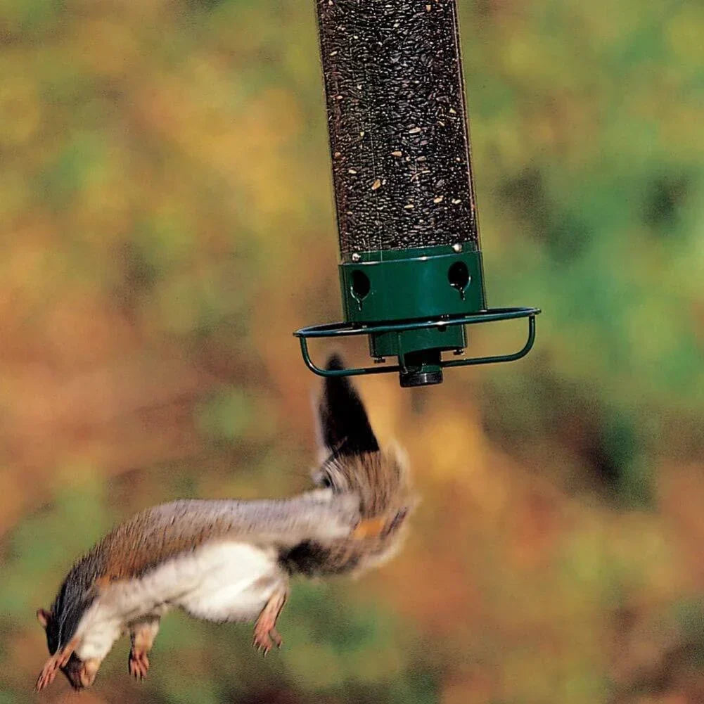 Eichhörnchensicherer Vogelfutterspender | Drehfunktion & 4 Futteröffnungen | Fassungsvermögen