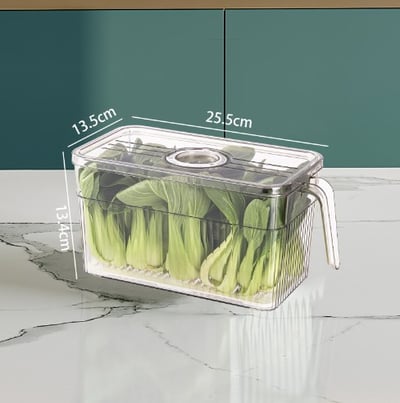 Aufbewahrungsbox mit Deckel | 1000 ml | Stapelbar & BPA-frei | Mit Sichtfenster