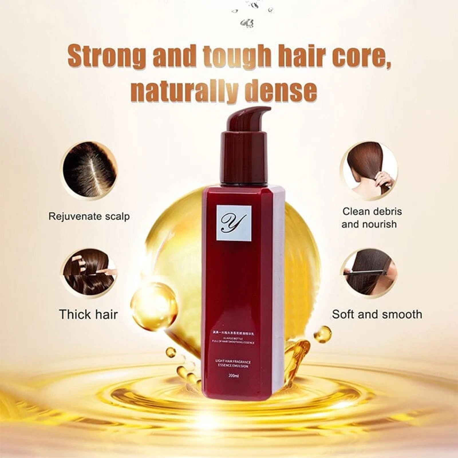 1+1 Gratis | Leave-In Conditioner | Anti-Frizz & Glanz | Repariert & Pflegt Haar