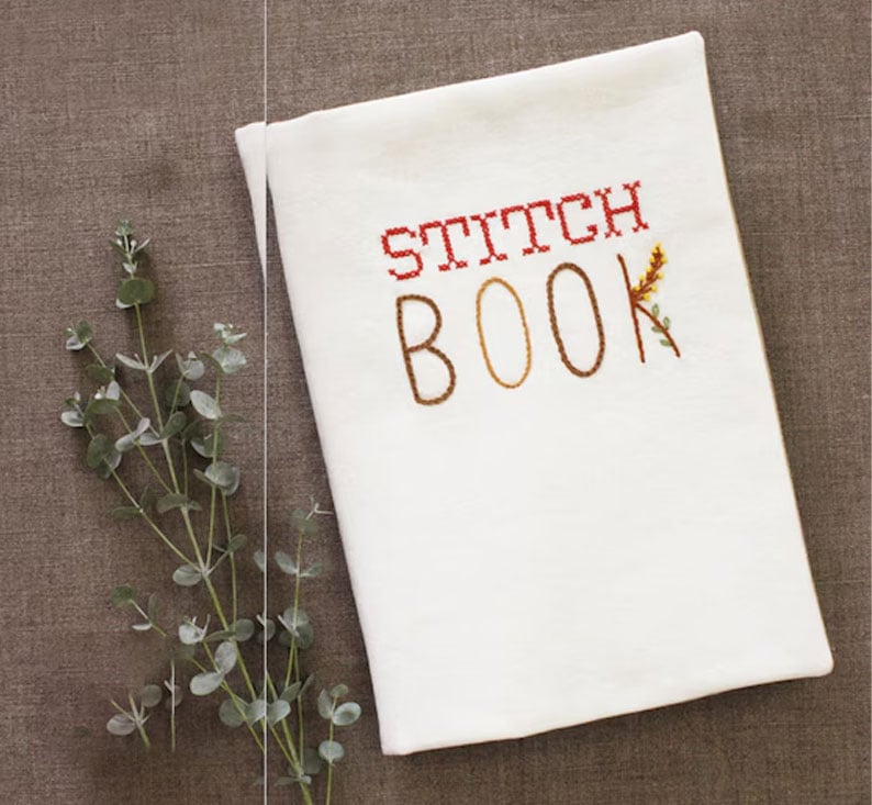 DIY Stickbuch „Stitch Book“ | 86 Stickstiche lernen | 7 Stoffseiten | Für Anfänger & Profis