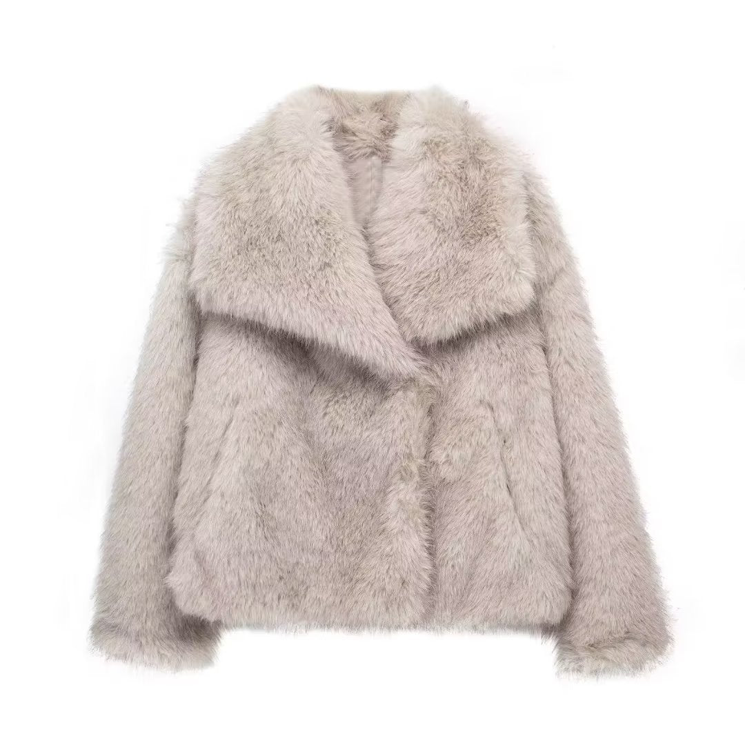 Charlotte - Luxus Plüsch Winterjacke