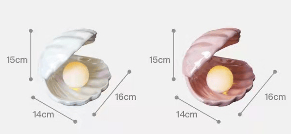 Perlen-Nachtlampe | GlowPearl Designlampe | Keramikgehäuse mit Perlen-Finish | Warmes Licht | Stilvolle Deko