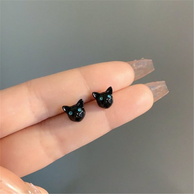Damen Ohrringe Katze | Verspieltes Design | Zinklegierung