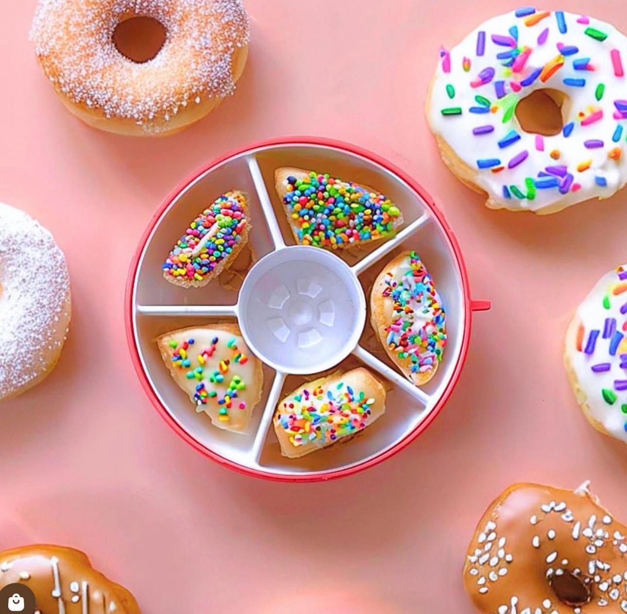 Snack-Schleuder für Kinder | 5-in-1 Snack-Rad | Interaktiver Snackspender | BPA-frei