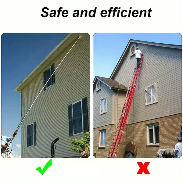 Hochdruck-Lanze für Hochdruckreiniger | Ausziehbar | Edelstahl & Messing